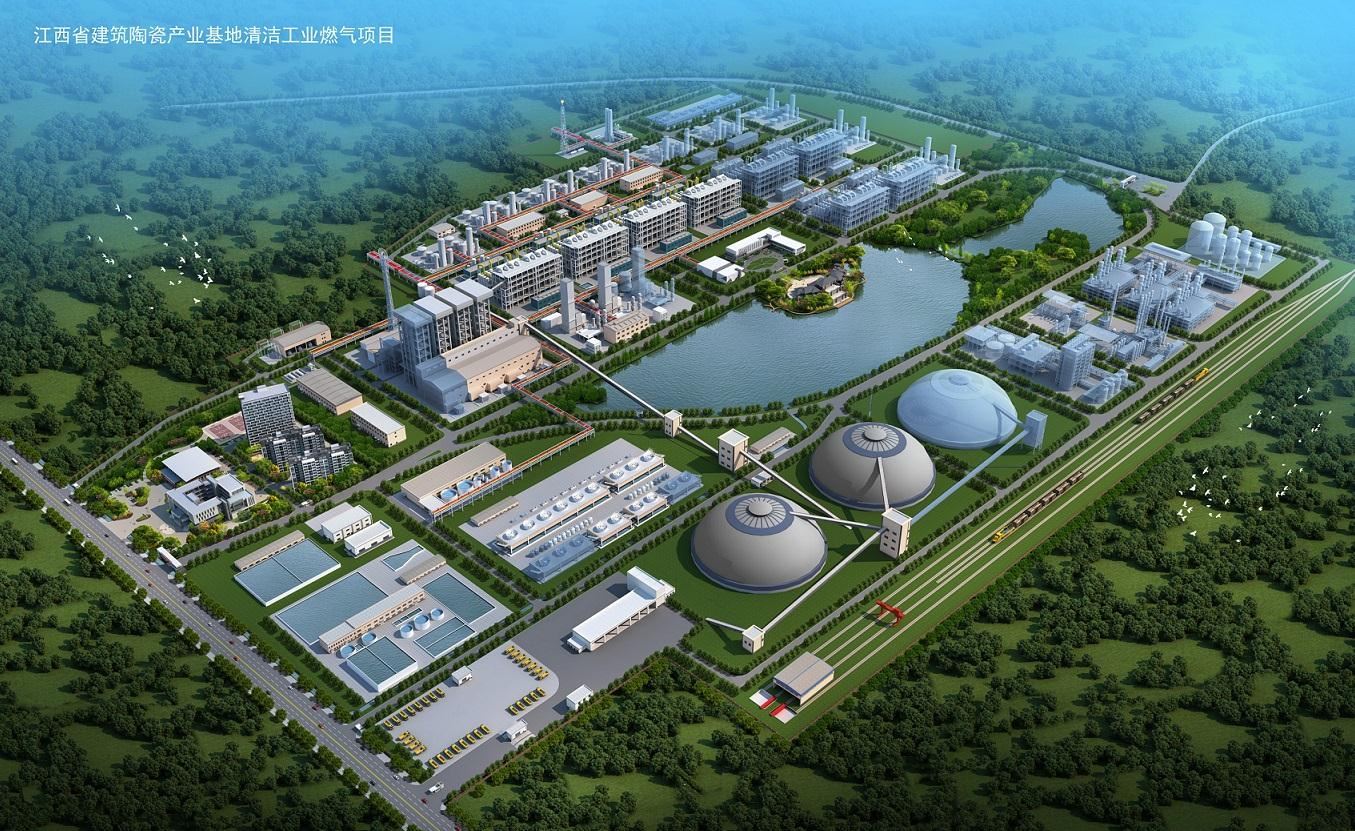 高安煤制清潔工業(yè)燃氣項目--16臺CXL6000I循環(huán)流化床富氧氣化設備